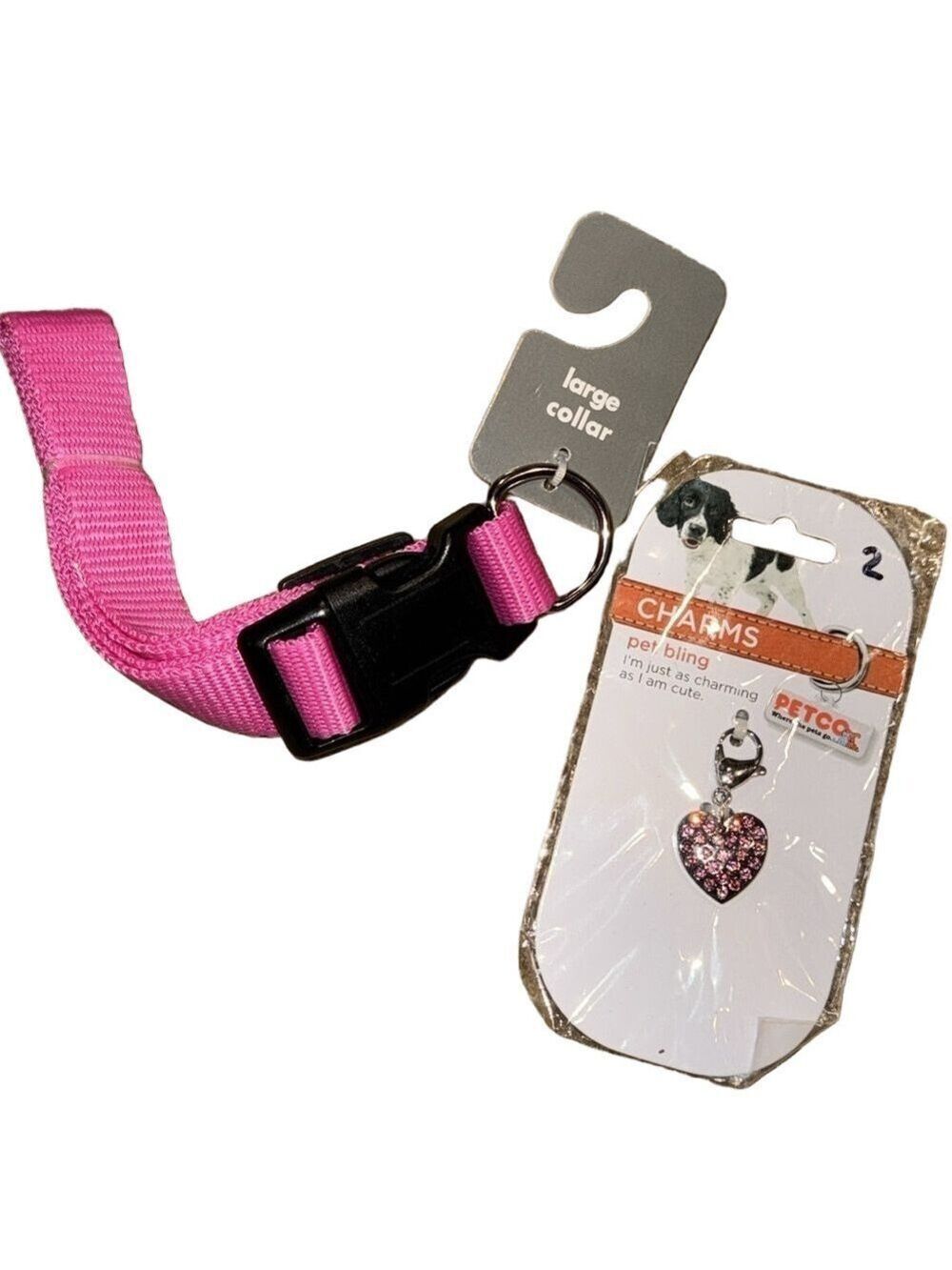 Pink Dog Collar Pet Charm Petco New With Tags